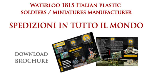 Waterloo 1815 Italian  plastic soldiers  miniatures manufacturer          WE SHIP ALL OVER THE WORLD       Waterloo 1815 Brand Producer         