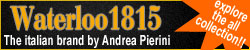 the italian brand manufacture of hight quality plastics soldiers and figures - waterloo 1815 by andrea pierini
