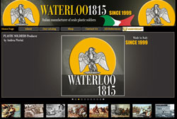 Official website Waterloo 1815 plastic soldiers manufacturer, produttore di soldatini in plastica italian brand