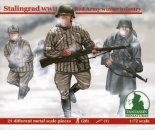 WW02 WARMODELLING WHITE METAL 20mm Red Army Winter Infantry (STA
