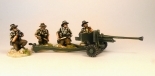 WG64 WARMODELLING SCALA 1/72 6pdr Gun UK + Australian Crew