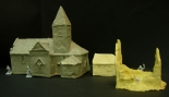 VINTAGE - DIORAMA PLANCENOIT CHURCH