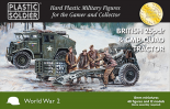 WW2G15006 PLASTIC SOLDIER  15mm 25 pdr gun and CMP quad tractor