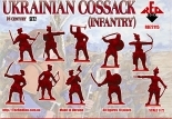 72115 REDBOX 1/72 Ukrainian cossack infantry. 16 cent. Set 2