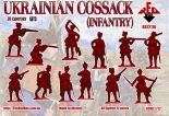 72116 REDBOX 1/72 Ukrainian cossack infantry. 16 cent. Set 3