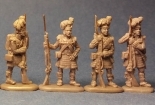 0163 STRELETS SCALA 1/72 Napoleonic Highlanders Standing at Ease