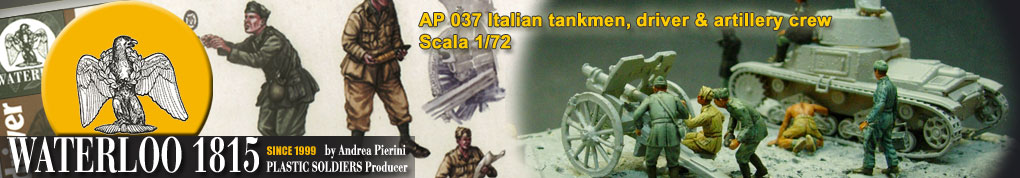 waterloo1815 ap037 italian tankmen and crew uomini e carri con autisti e artiglieriitalian artillery and driver tankmen  